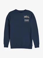 Star Wars The Mandalorian Child Badge Precious Cargo Crew Sweatshirt