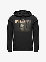 Star Wars The Mandalorian Child Logo Scene Hoodie