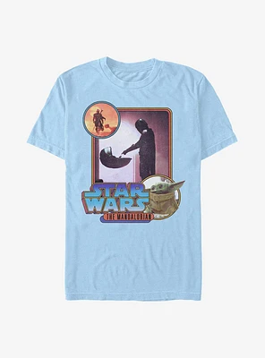 Star Wars The Mandalorian Retro Mando T-Shirt