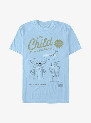 Star Wars The Mandalorian Child Toy Action Figure T-Shirt