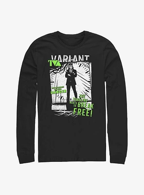Marvel Loki TVA Displacement Long-Sleeve T-Shirt