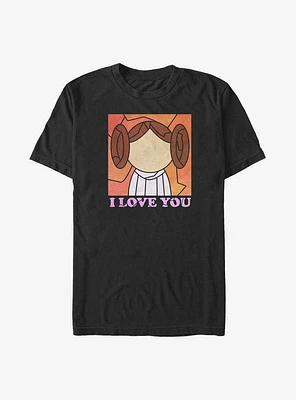 Star Wars I Love You Stained Glass T-Shirt