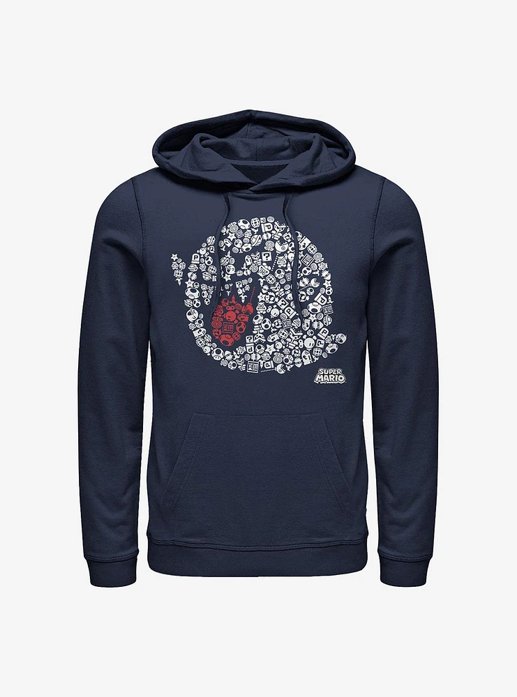 Nintendo Mario Boo Filled Hoodie