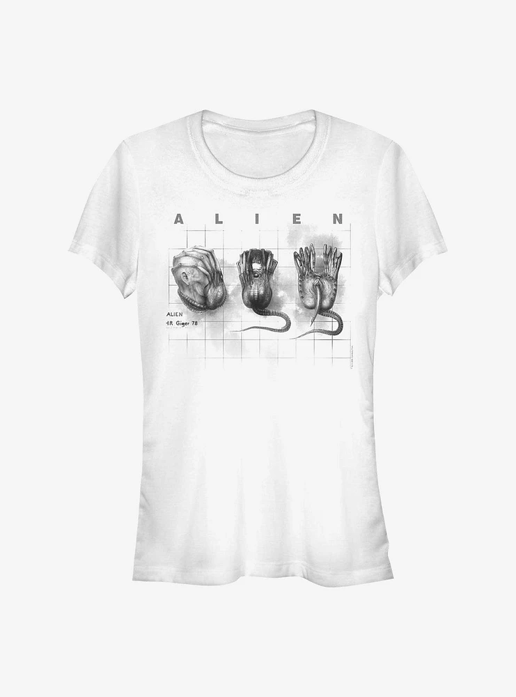 Alien Facehugger Concept Girls T-Shirt