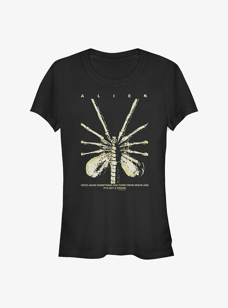 Alien Not A Friend Girls T-Shirt