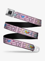 Music Notes Seatbelt Belt Pink