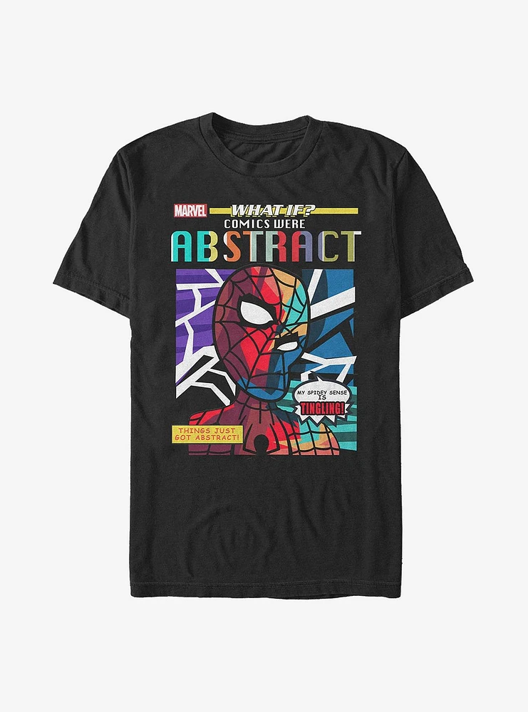 Marvel What If?? Comics Were Abstract Spider-Man T-Shirt