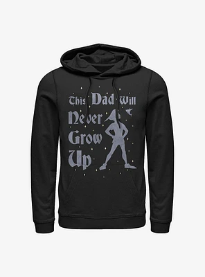 Disney Peter Pan This Dad Will Never Grow Up Hoodie