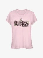 Disney Jungle Cruise Don't Feed The Animals Girls T-Shirt