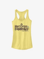 Disney Jungle Cruise Don't Feed The Animals Girls Tank