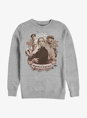 Disney Jungle Cruise World Famous Team Crew Sweatshirt