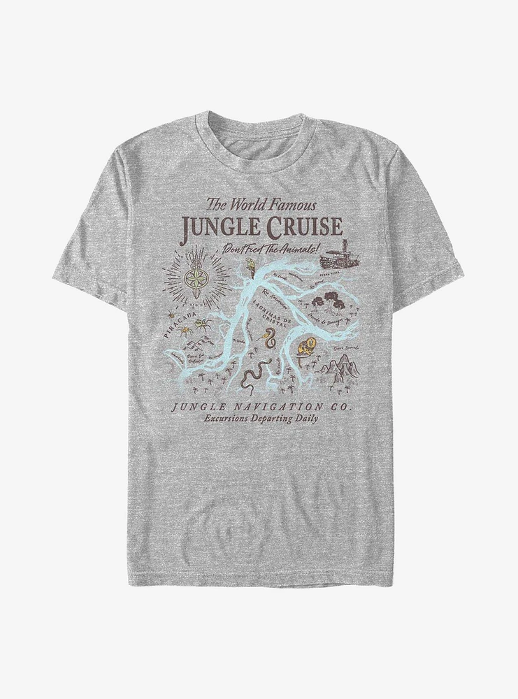 Disney Jungle Cruise Map T-Shirt