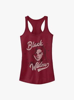 Marvel Black Widow Portrait Girls Tank