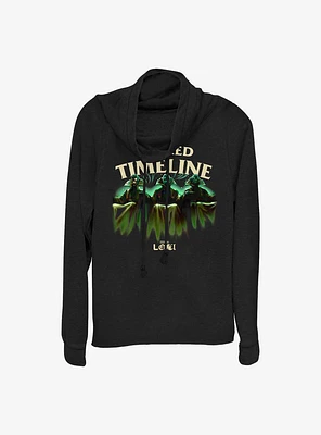 Marvel Loki Sacred Timeline Cowlneck Long-Sleeve Girls Top