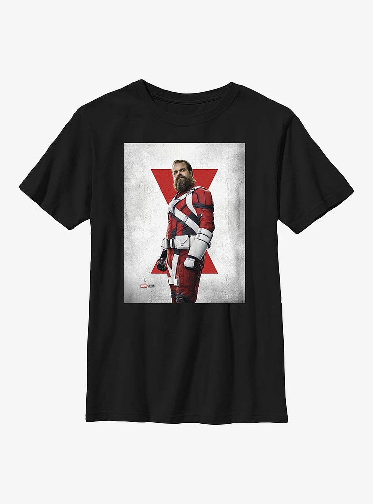 Marvel Black Widow Red Guardian Poster Youth T-Shirt
