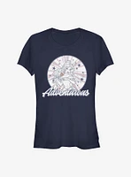 Beauty And The Beast Stars Adventurous Belle Girls T-Shirt