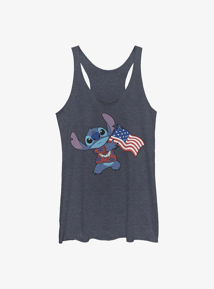Disney Lilo & Stitch Tropical Flag Girls Tank