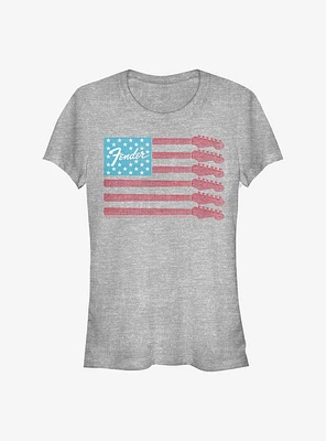 Fender Guitar Flag Girls T-Shirt