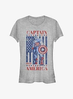 Marvel Captain America 'Merica Girls T-Shirt