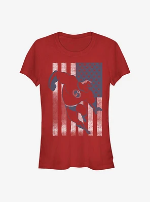 Disney Pixar The Incredibles Incredible Flag Girls T-Shirt