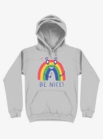 Rainbow Knife Be Nice 2.0 Silver Hoodie
