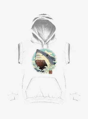 Shark Attack! White Hoodie