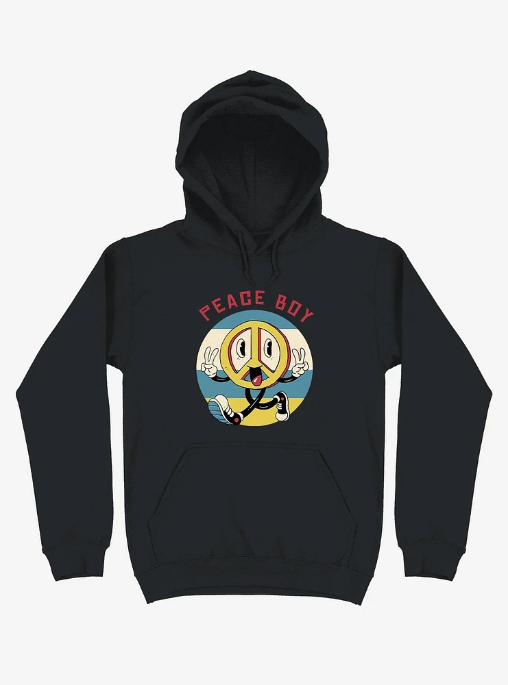Peace Maker Boy Black Hoodie