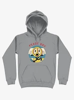 Peace Maker Boy Silver Hoodie