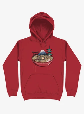 Japanese Ramen Red Hoodie