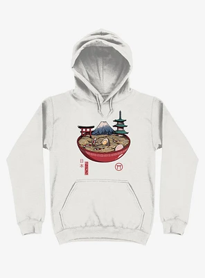 Japanese Ramen White Hoodie