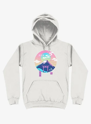 Fuji Wave White Hoodie