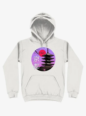 Kyoto Wave White Hoodie