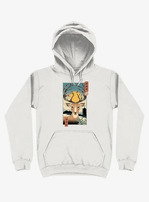 Spring Nara Deer White Hoodie