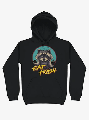 Eat Trash Raccoon Black Hoodie