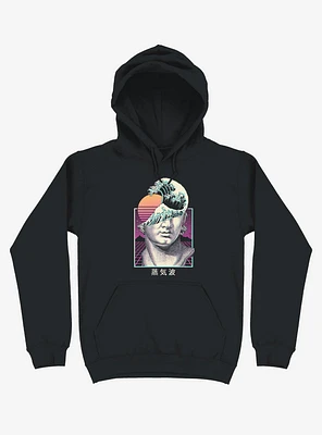 Great Vaporwave Black Hoodie