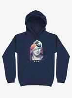 Great Vaporwave Navy Blue Hoodie