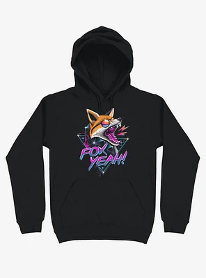 Fox Yeah! Black Hoodie