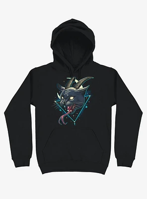 Rad Devil Cat Black Hoodie