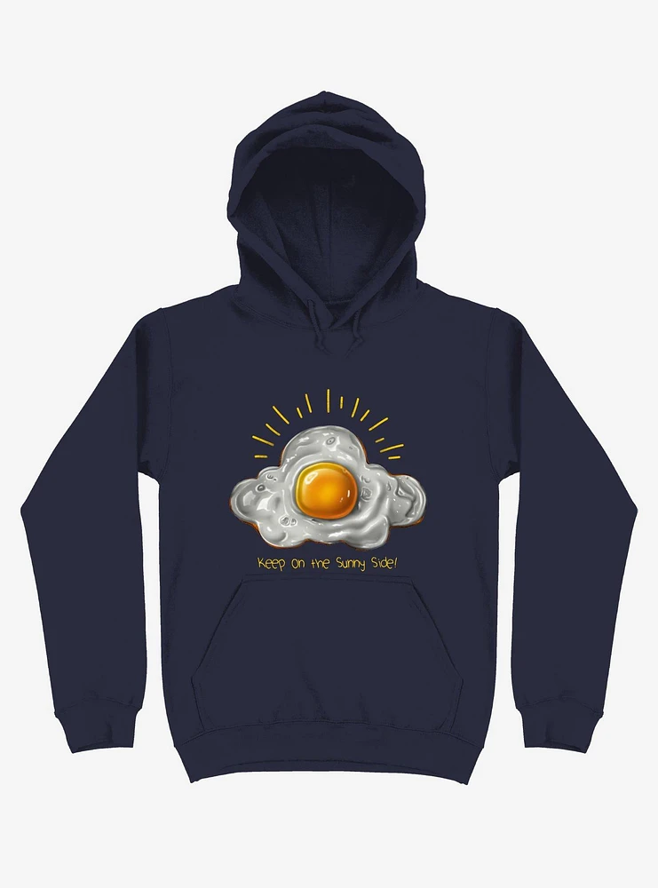 Sunny Side Navy Blue Hoodie