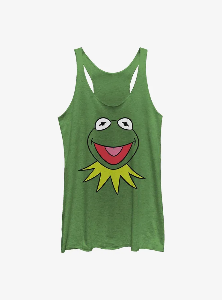 Disney The Muppets Kermit Big Face Womens Tank Top