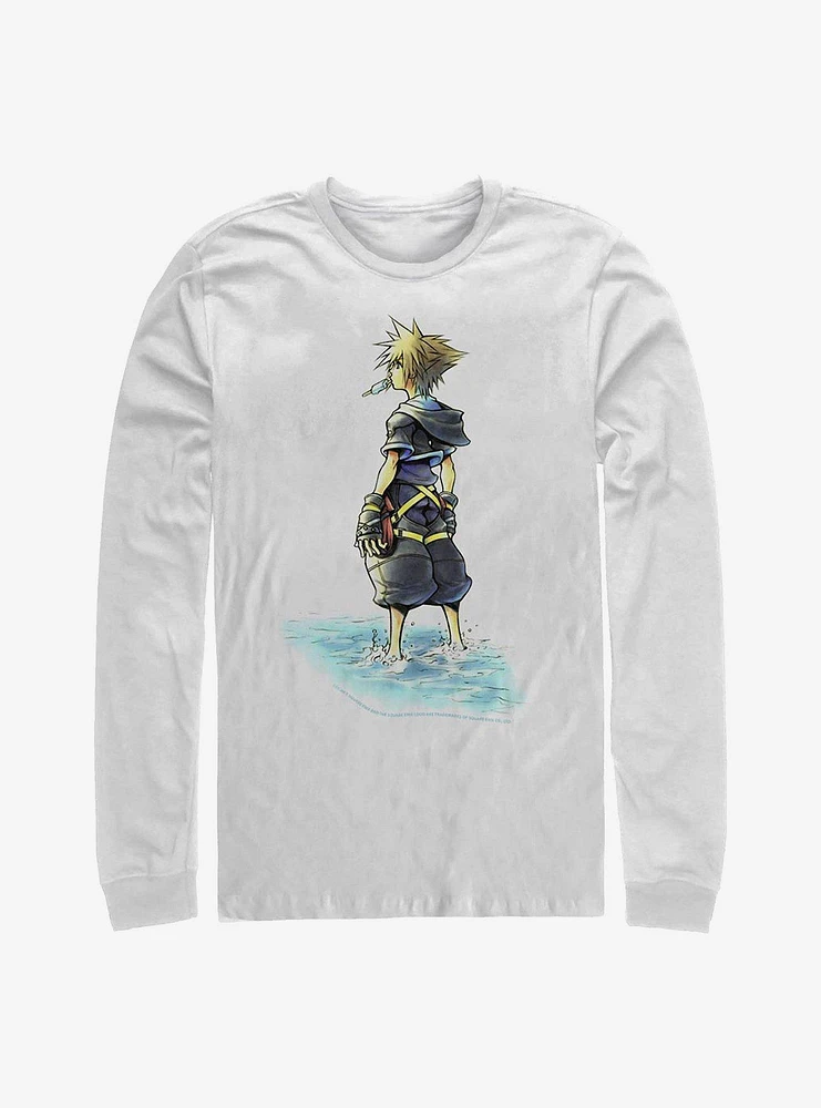 Disney Kingdom Hearts Feet Wet Long-Sleeve T-Shirt