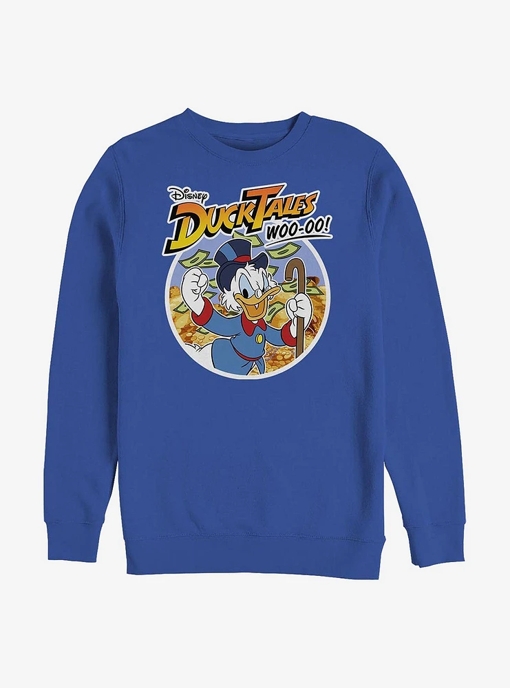 Disney Ducktales Scrooge Woo-oo Crew Sweatshirt