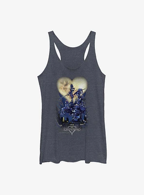Disney Kingdom Hearts Poster Logo Girls Tank Htr