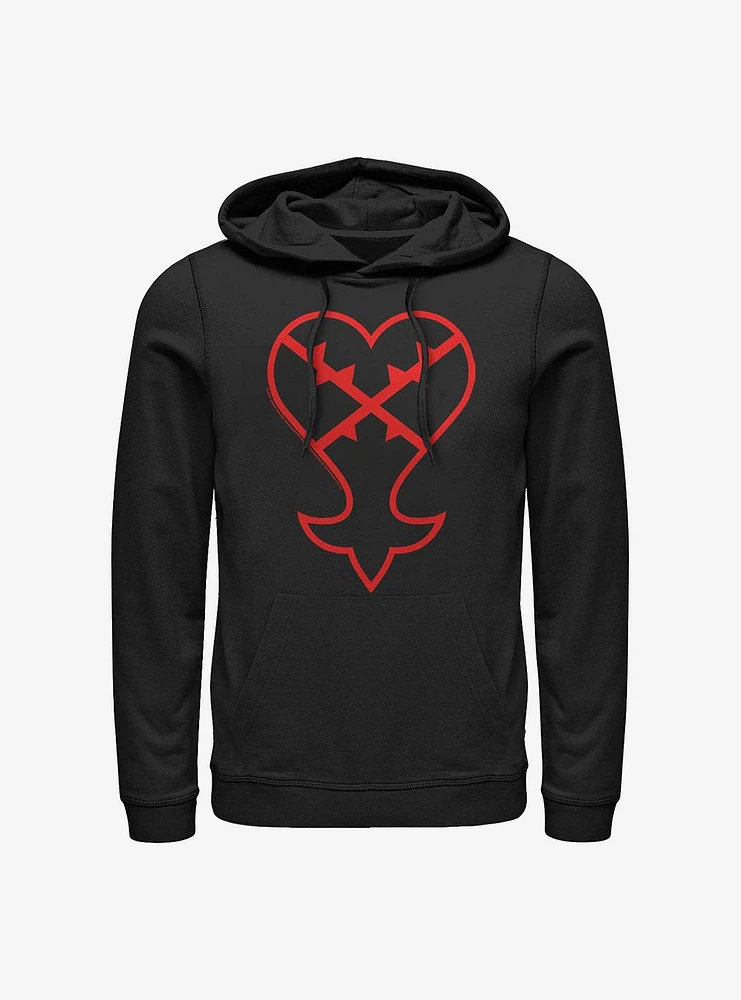 Disney Kingdom Hearts Heartless Symbol Hoodie