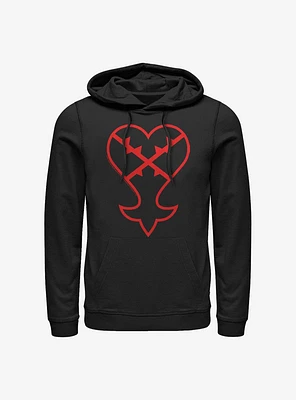 Disney Kingdom Hearts Heartless Symbol Hoodie