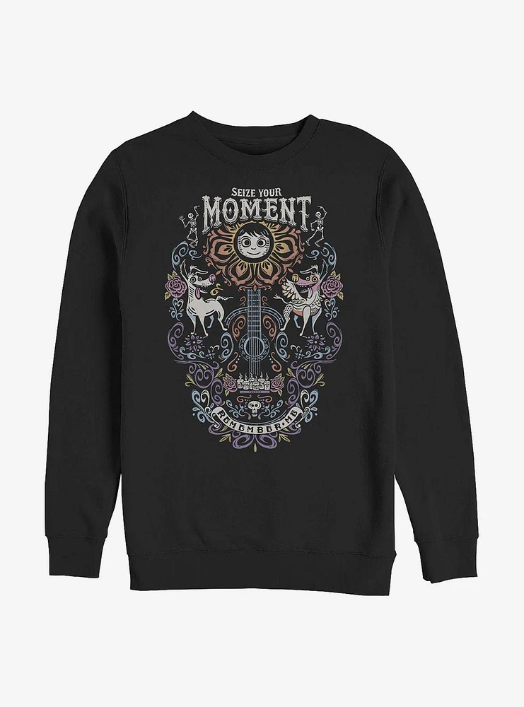 Disney Pixar Coco Seize Your Moment Crew Sweatshirt