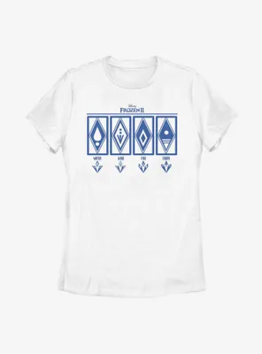 Disney Frozen 2 Elemental Womens T-Shirt