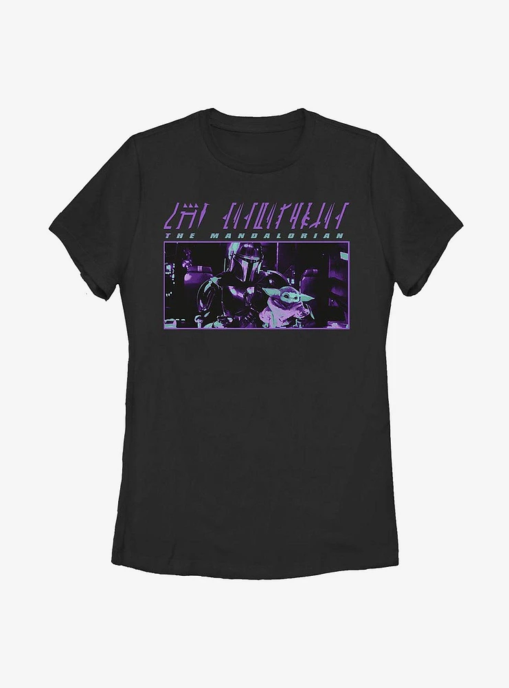Star Wars The Mandalorian Cyber Guardian Womens T-Shirt