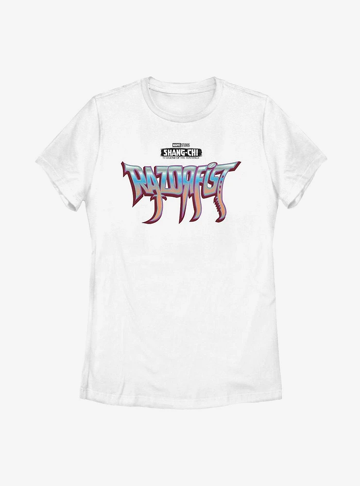 Marvel Shang-Chi And The Legend Of Ten Rings Razorfist Logo Womens T-Shirt