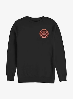 Marvel Shang-Chi And The Legend Of Ten Rings Symbol Badge Crew Sweatshirt